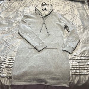 Grey Hoodie Dress